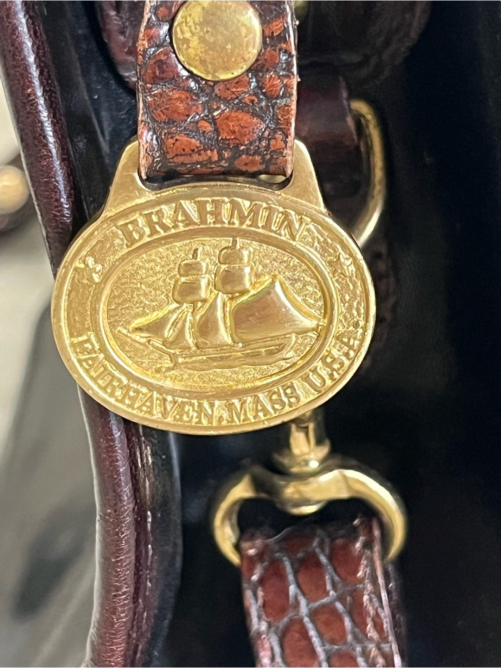 Brahmin satchel purse - Picture 5 of 5